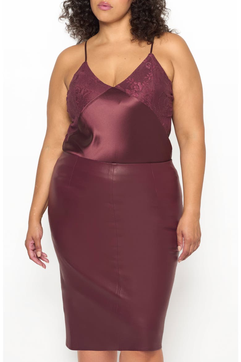 Dixie Lace Cami, Alternate, color, Decadent Wine