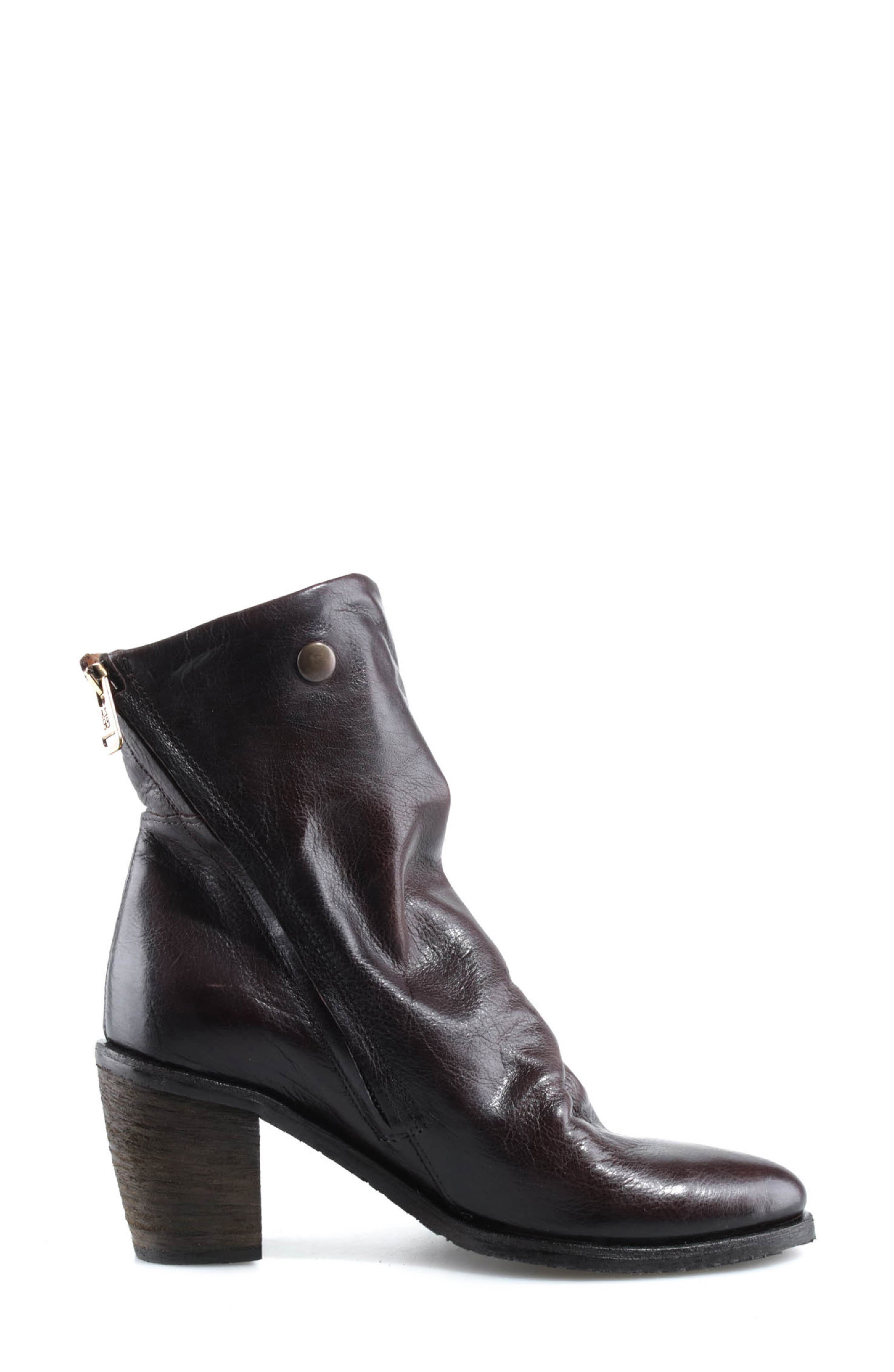 Robert Leather Bootie, Alternate, color, BROWN