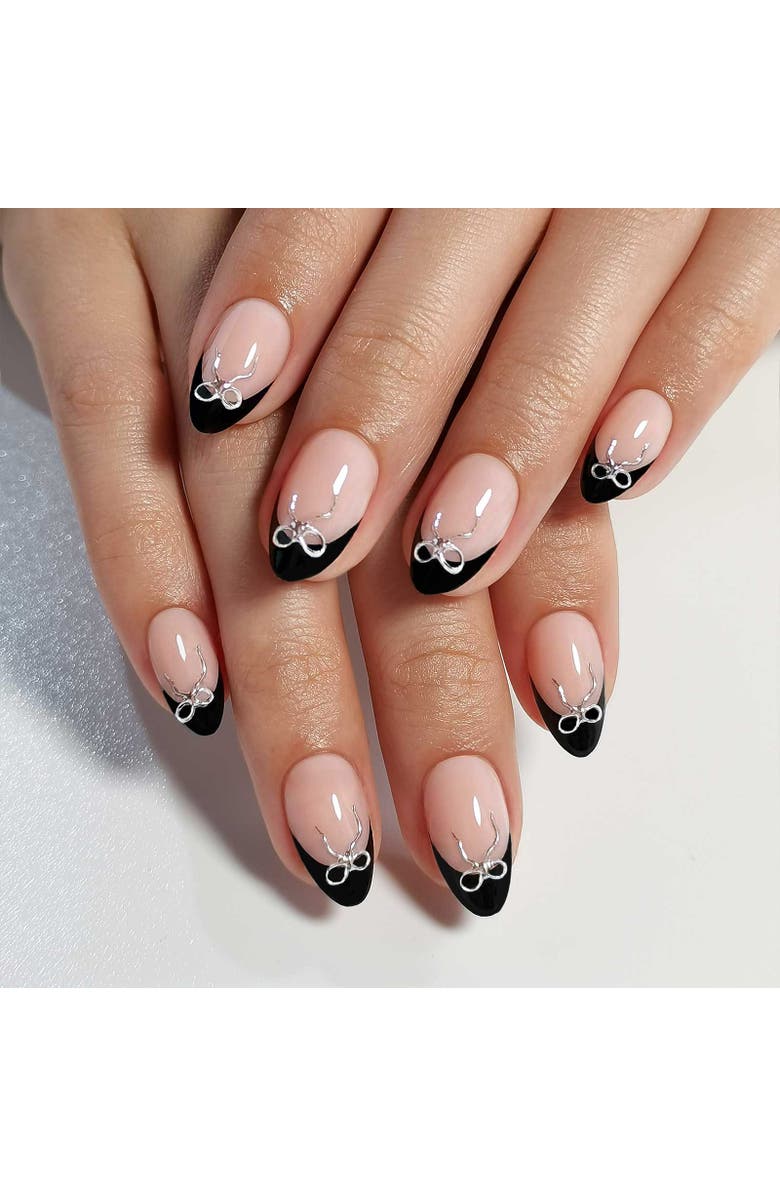 RPNZL Press On Nail Kit, Alternate, color, Black Tie