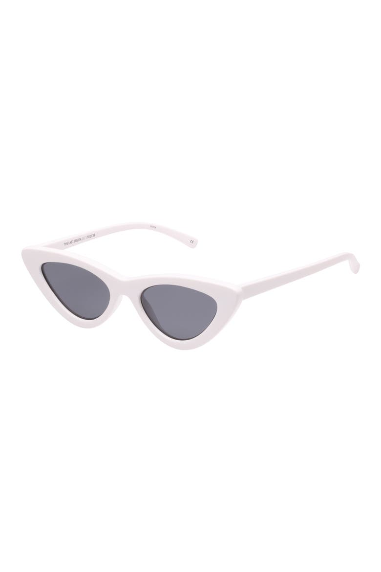 Lolita 49mm Cat Eye Sunglasses, Alternate, color, WHITE