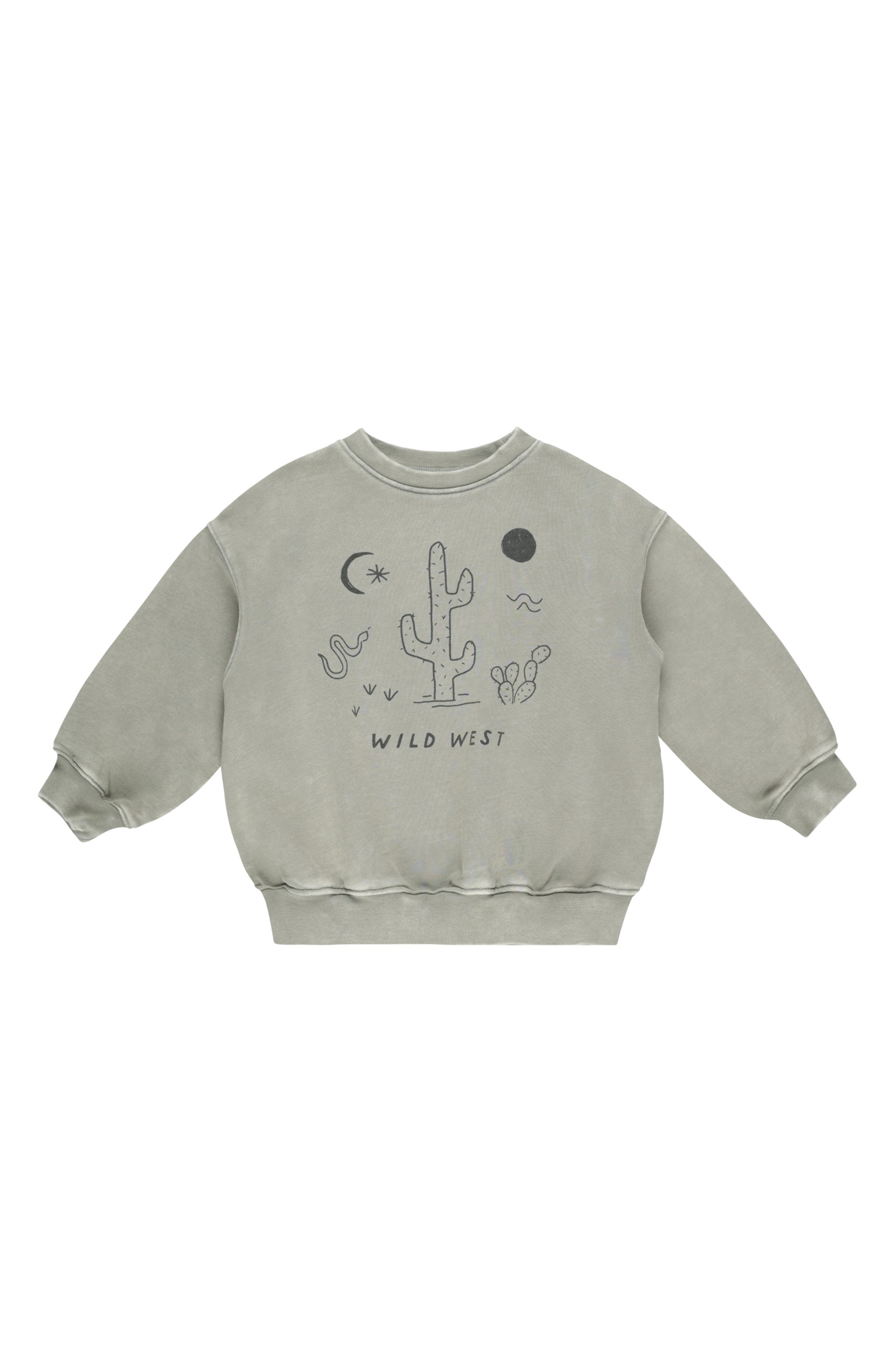 Rylee + Cru Kids' Relaxed Cotton Graphic Sweatshirt