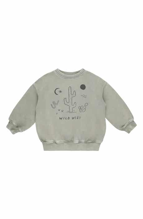 Rylee + Cru Kids' Relaxed Cotton Graphic Sweatshirt