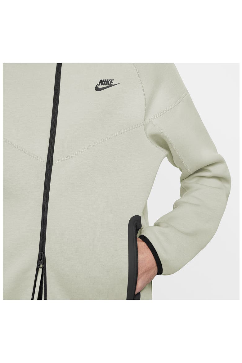 Tech Fleece Windrunner Zip Hoodie, Alternate, color, SEA GLASS/ BLACK