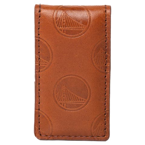 Brown Golden State Warriors Sammy Magnetic Money Clip