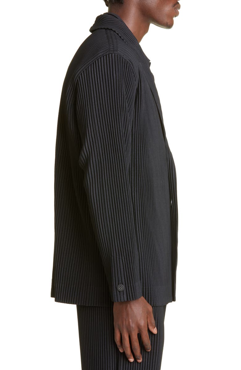 Homme Plissé Issey Miyake Men's Basics Pleated Blazer, Alternate, color, 