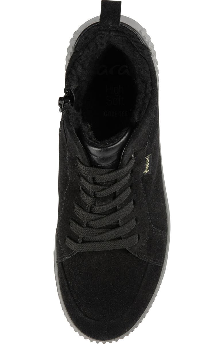 ara Dahlia Waterproof Faux Fur Lined Sneaker, Alternate, color,