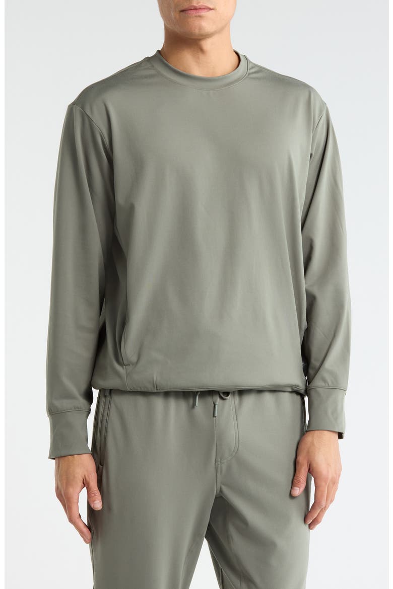 Crewneck Sweatshirt, Main, color, MOUNTAIN SAGE