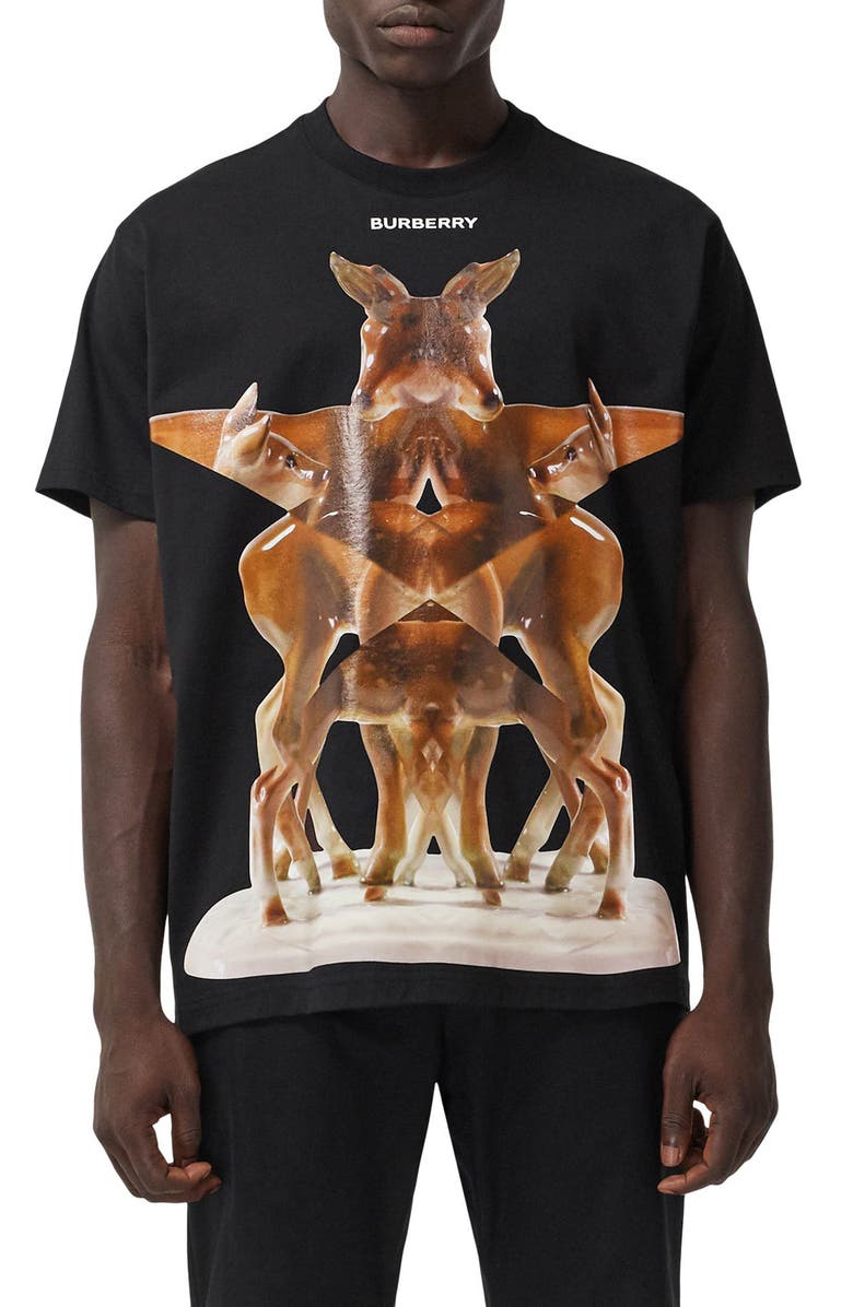 Burberry Elthorne Oversize Kaleidoscope Graphic Tee, Main, color,