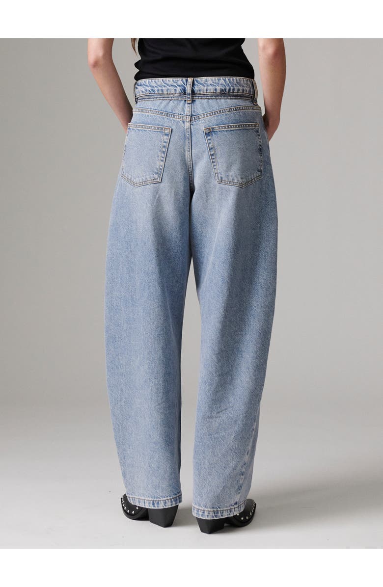 Day Blaire Barrel Leg Jeans, Alternate, color, Light Blue