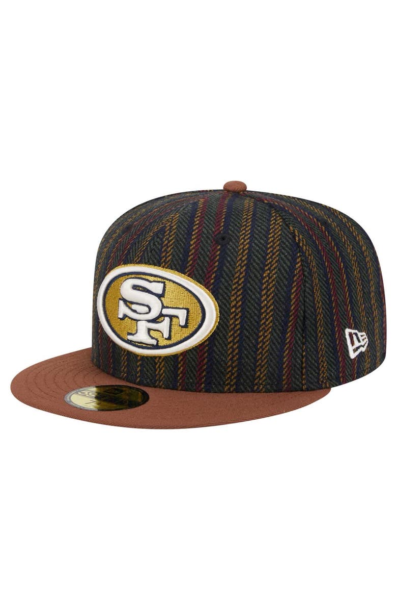New Era Men's New Era San Francisco 49ers Vintage Herringbone 59FIFTY Fitted Hat, Alternate, color, 