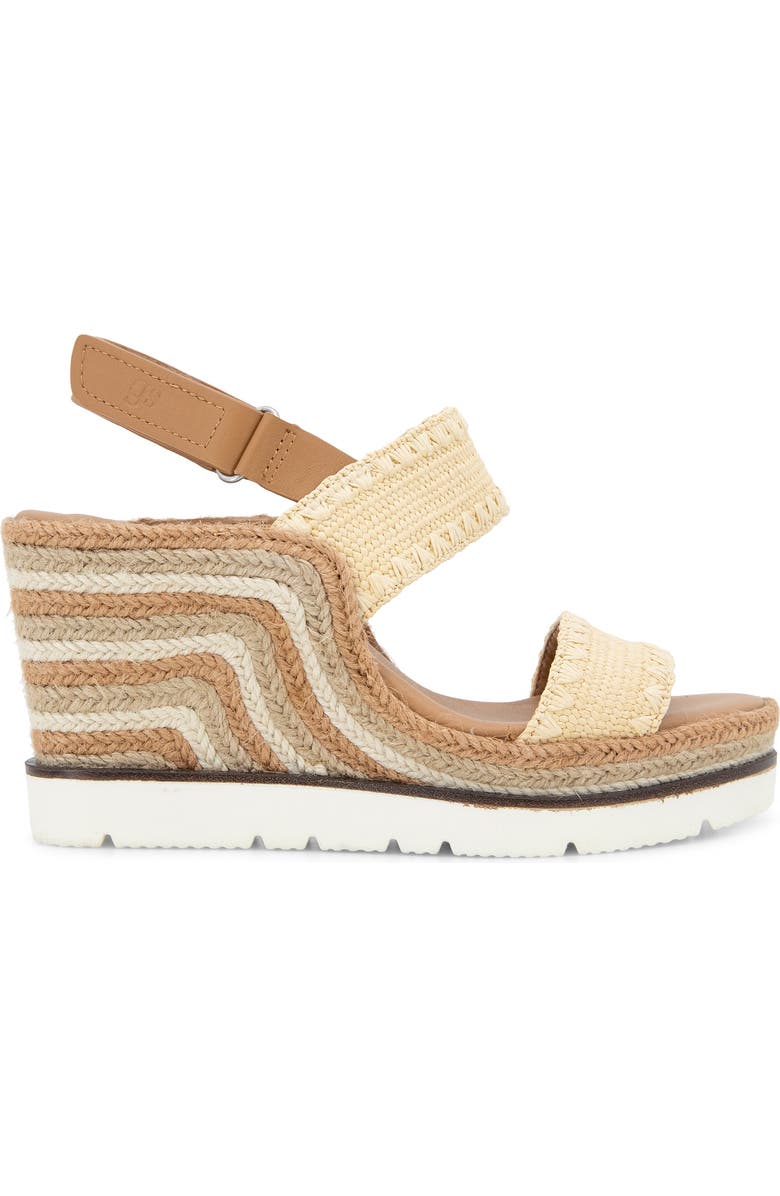 Gentle Souls Evora Wedge Sandal, Alternate, color, Natural Textile