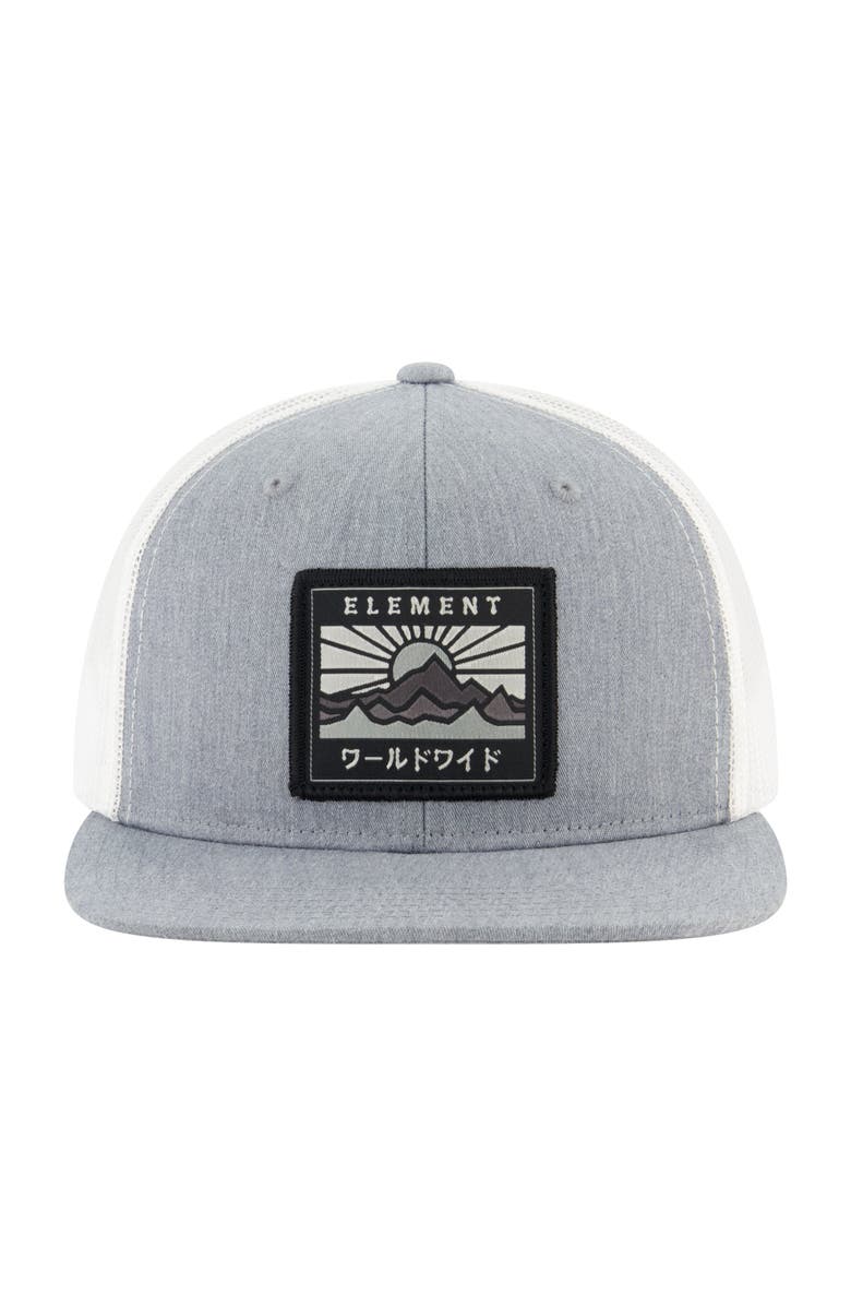 Element Flat Brim 6-Panel Mesh Back Cap, Alternate, color, Heather