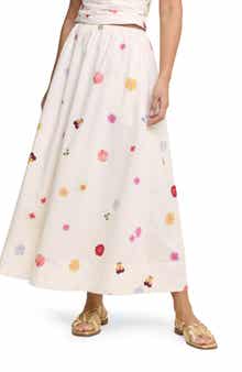 Kitty Floral Maxi Skirt