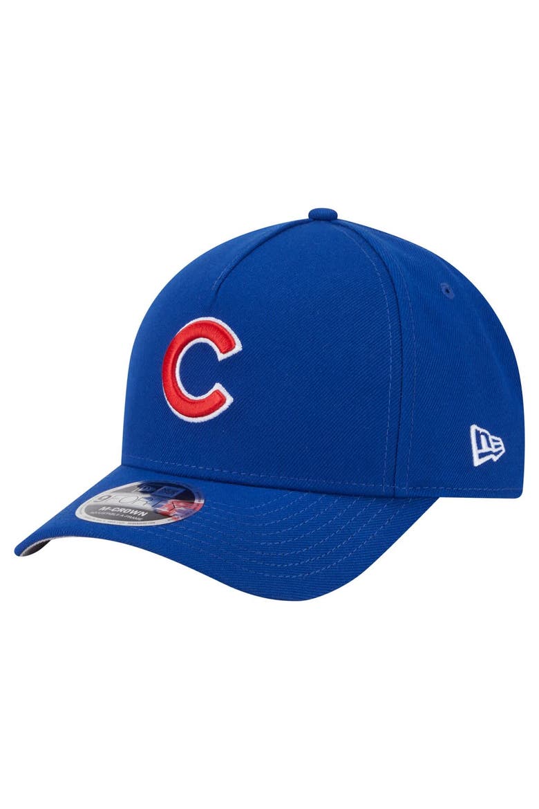 Men's New Era  Royal Chicago Cubs 9FORTY M-Crown Adjustable Hat, Main, color, Royal