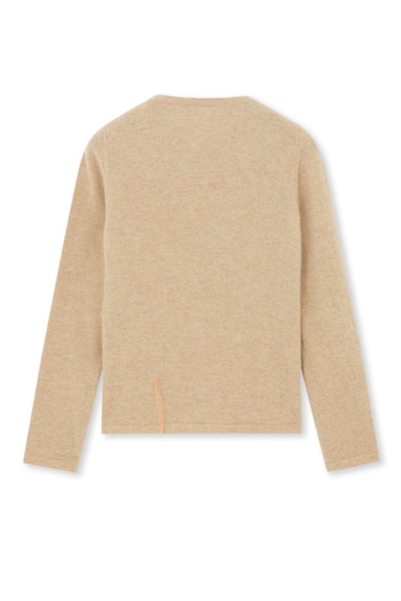 Lou Merino Wool Henley Knit, Alternate, color, CAMEL