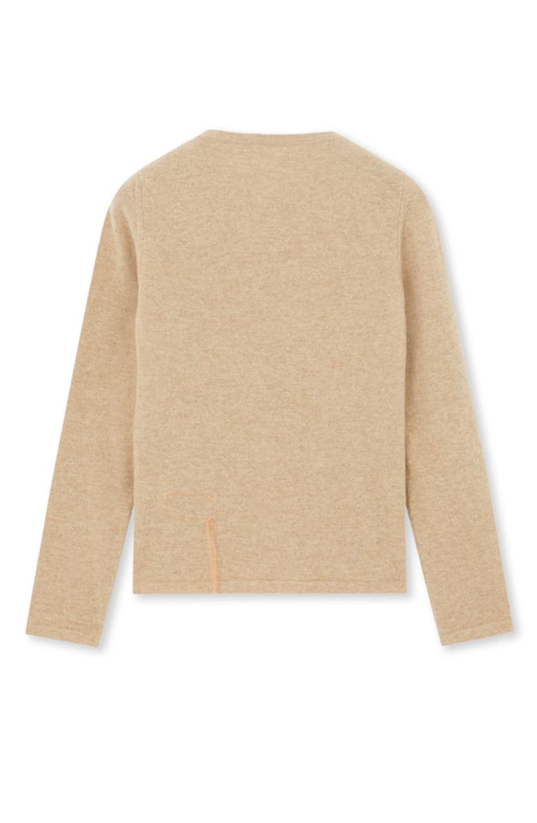 Fortela Lou Merino Wool Henley Knit, Alternate, color, Camel