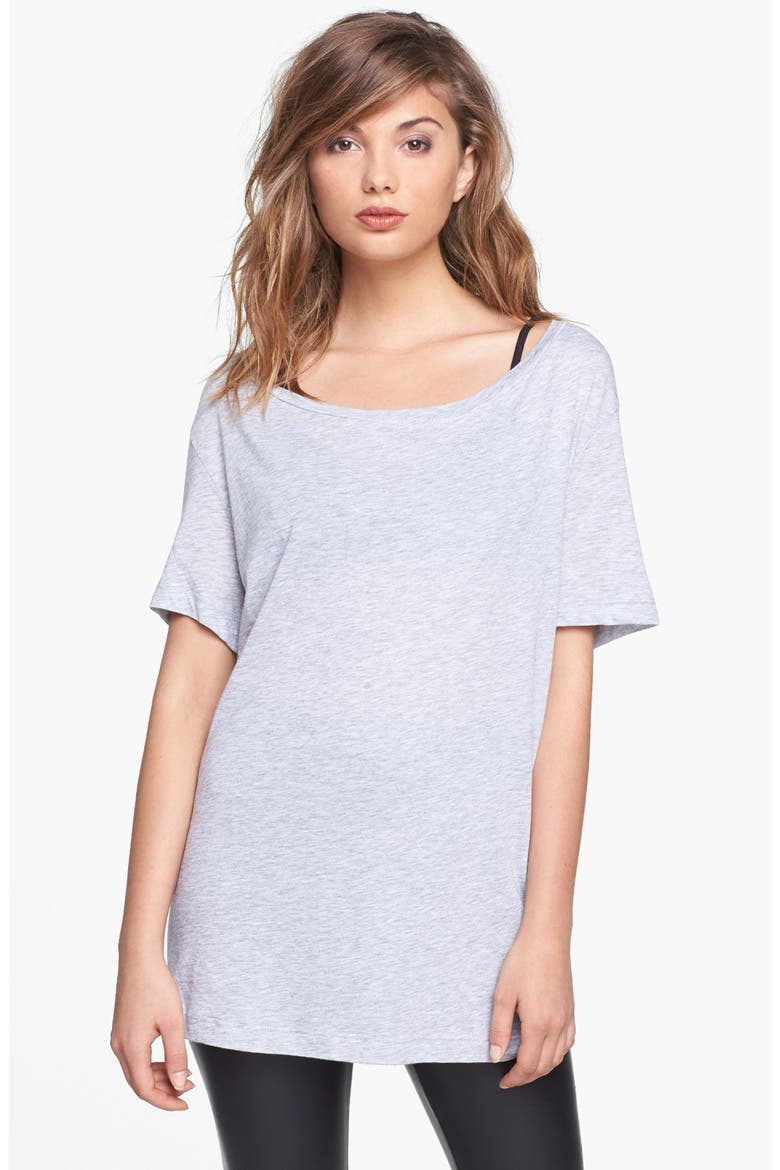 Loose Fit Tee, Main, color, HEATHER GREY