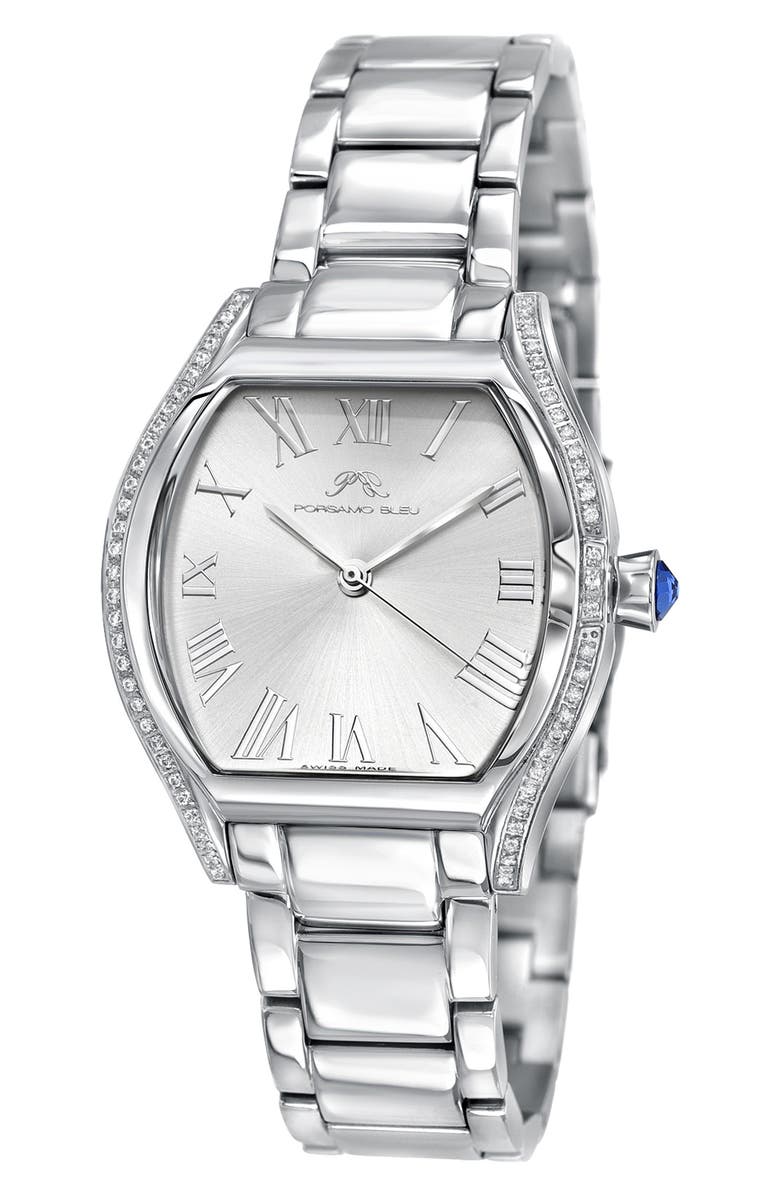 PORSAMO BLEU Women's Celine Bracelet Watch, 33.5mm x 40mm, Main, color, 