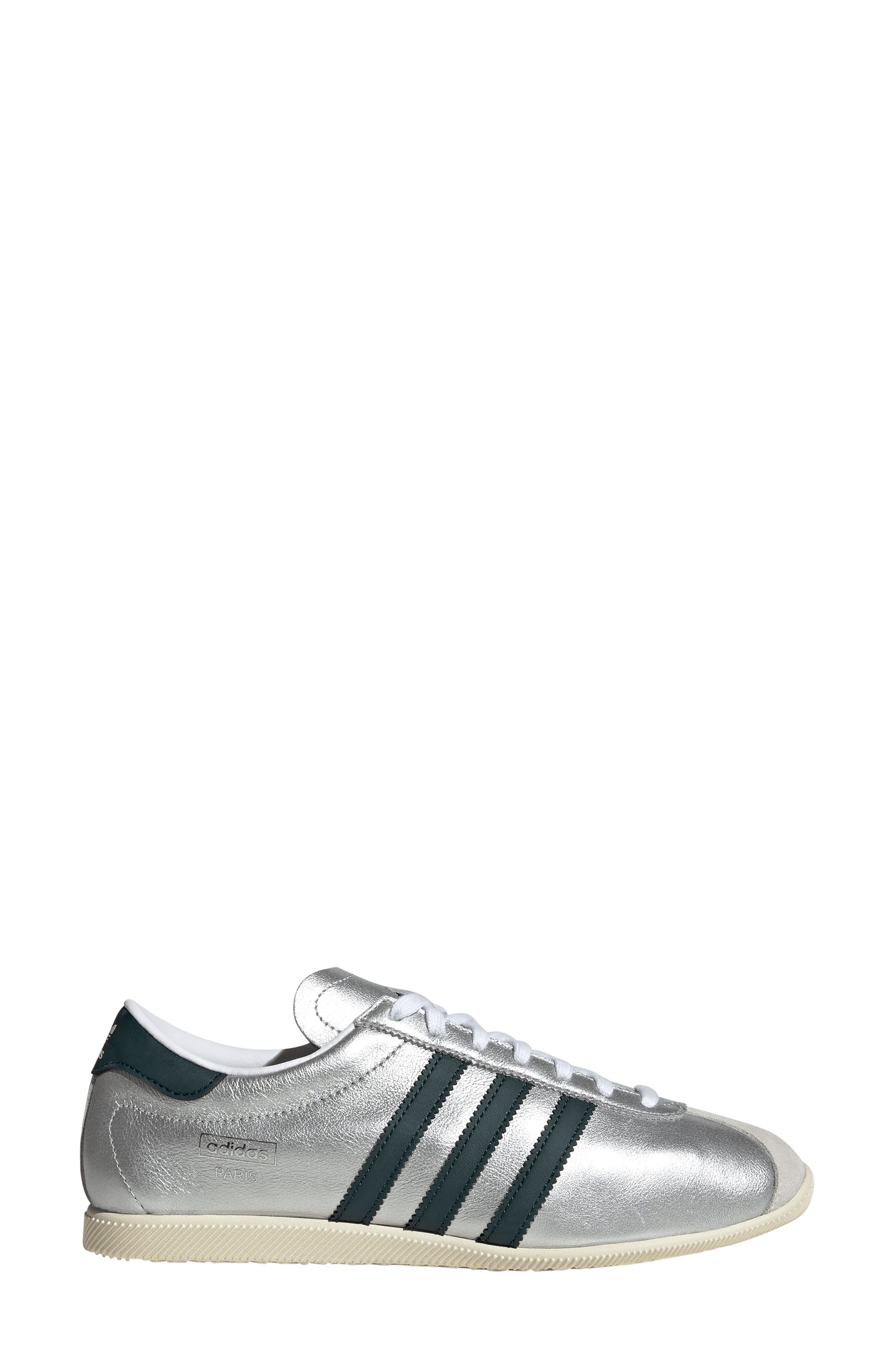adidas Paris Sneaker, Alternate, color, Silver Met./ Ivy/ Cream