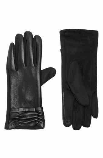 Ted Baker London Bow Faux Leather Gloves