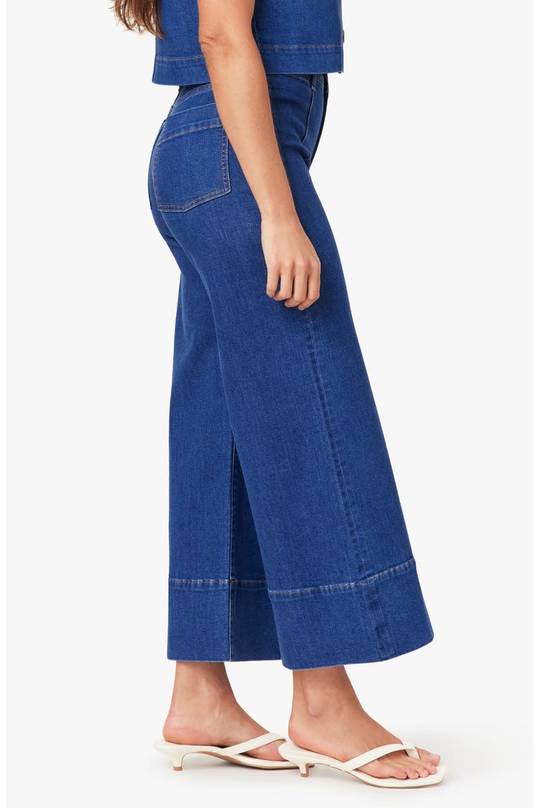 Denver Wide Leg Crop Jeans, Alternate, color, CORNFLOWER BLUE