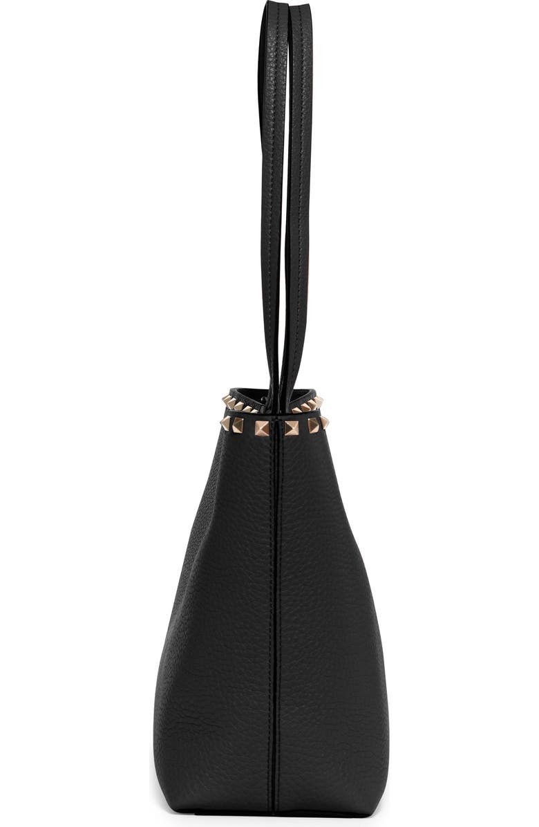 Valentino Garavani Rockstud Leather Tote, Alternate, color,