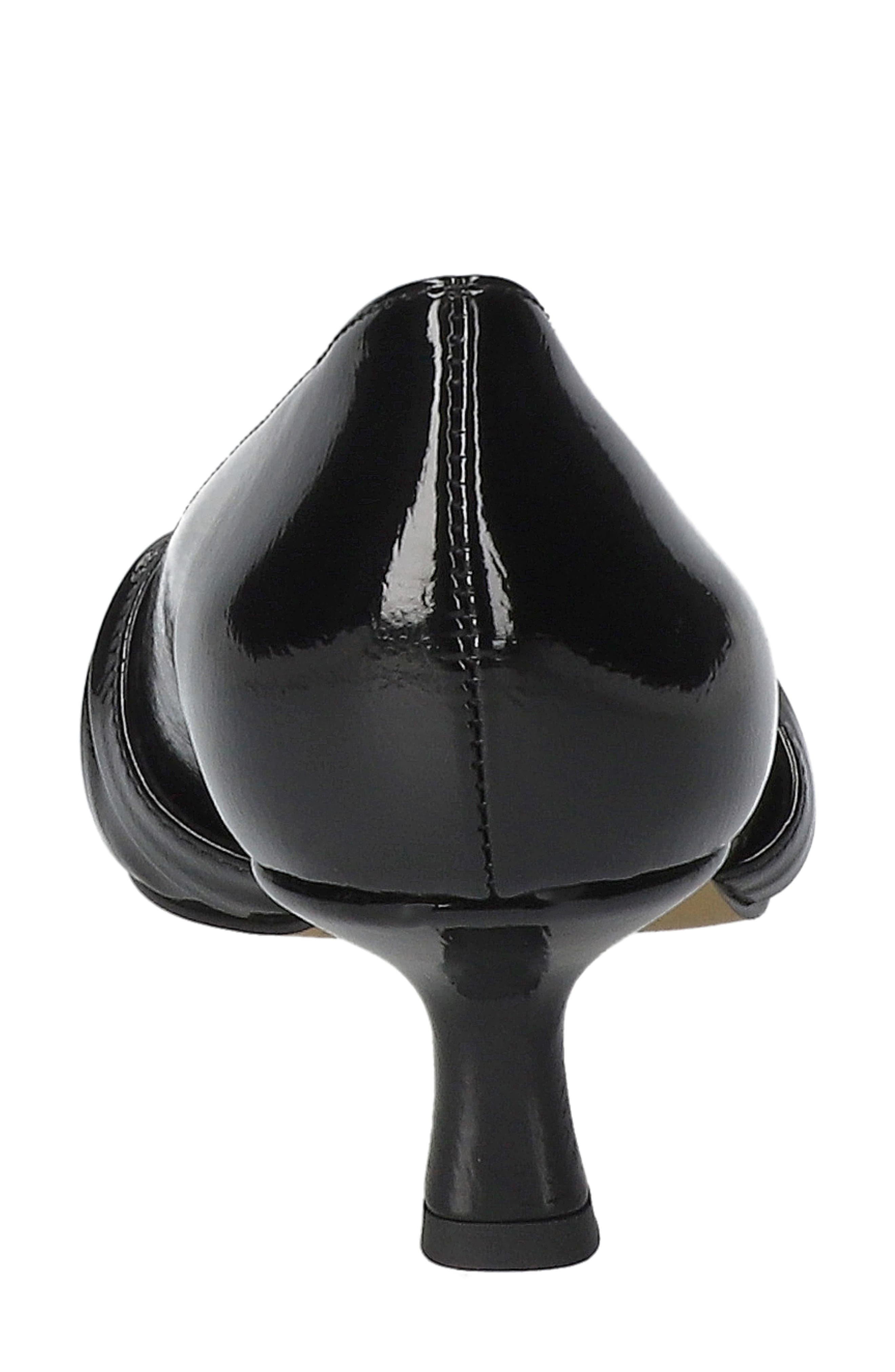 Ziggy Pointed Toe Kitten Heel Pump, Alternate, color, BLACK PATENT