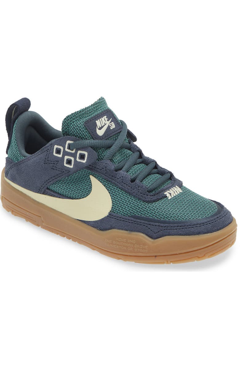 Nike Kids' SB Day One Skate Sneaker, Main, color, Blue/ Alabaster/ Green