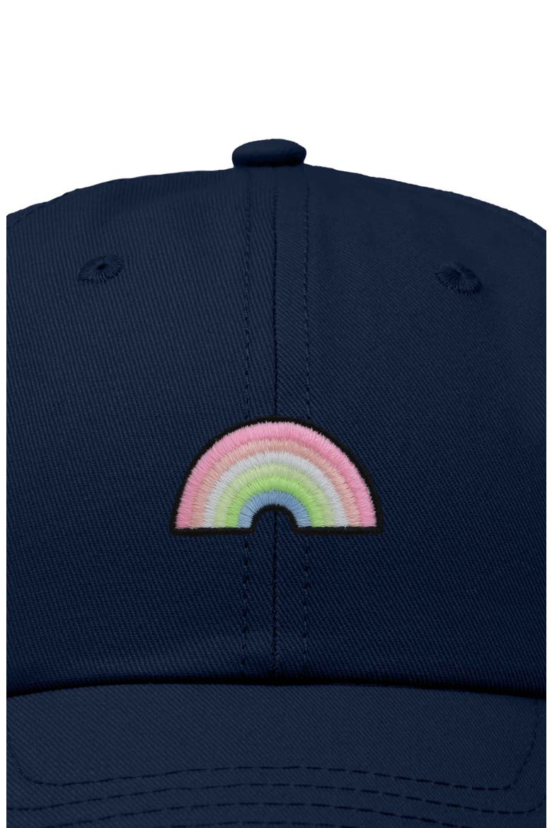 Rainbow Hat, Alternate, color, Navy Blue