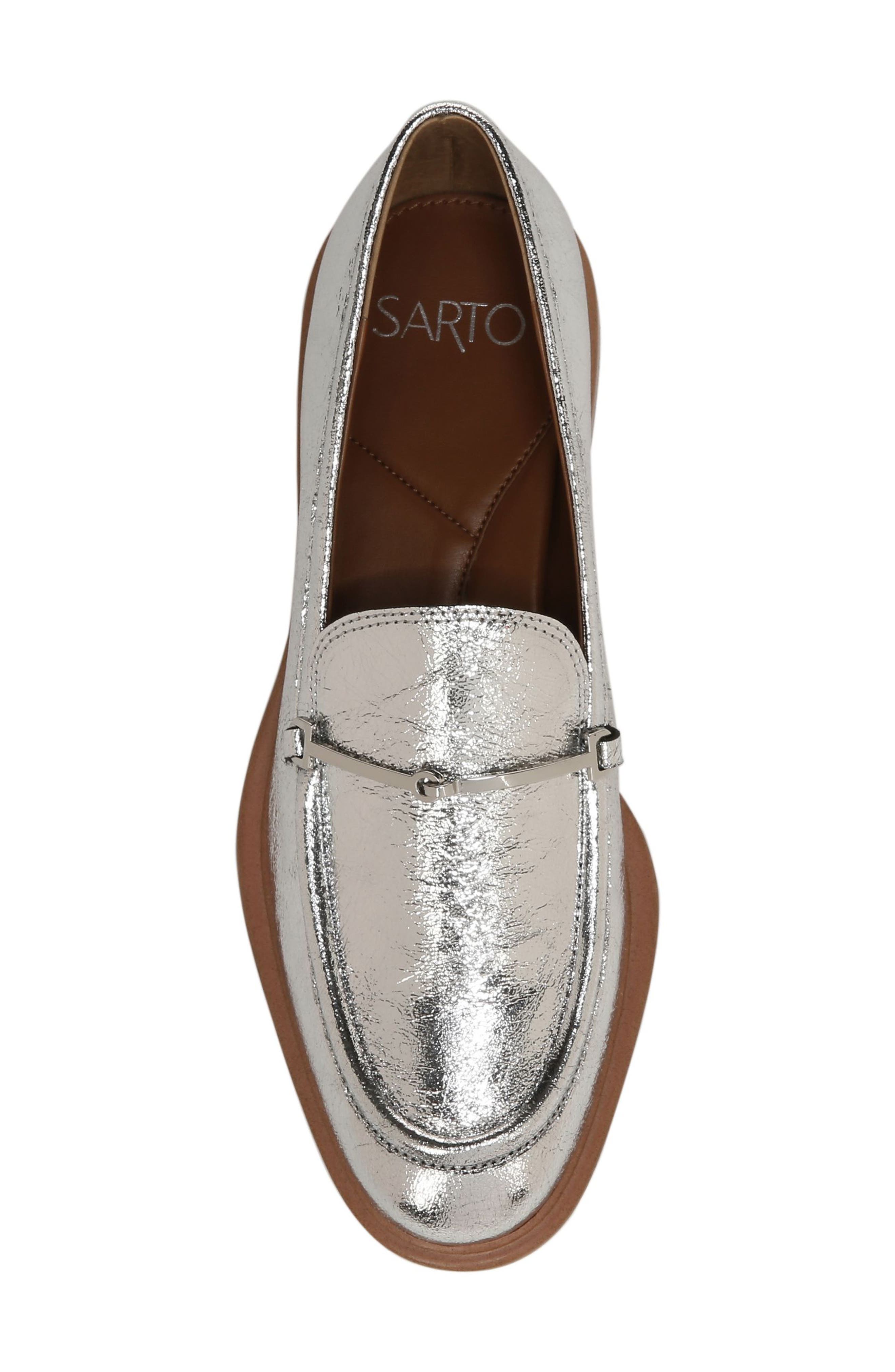 SARTO by Franco Sarto Eda Loafer, Alternate, color, Silver