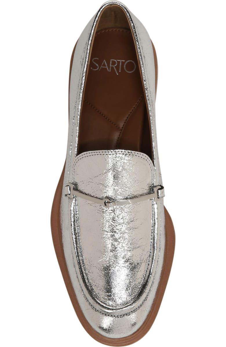 SARTO by Franco Sarto Eda Loafer, Alternate, color, Silver