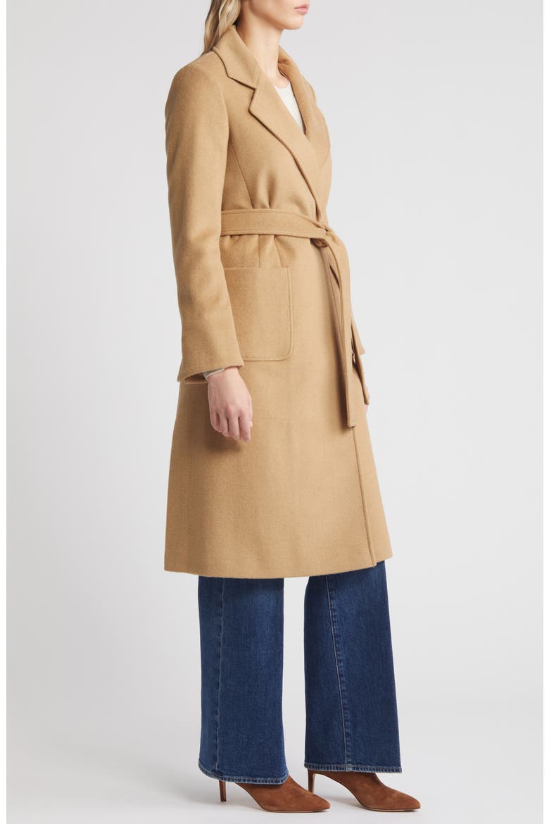 Wrap Coat, Alternate, color, CAMEL