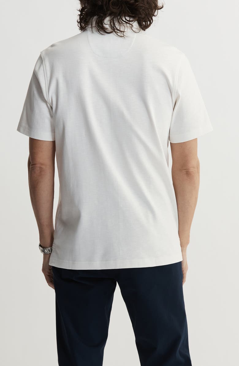 JACHS Reverse Slub Polo, Alternate, color, White