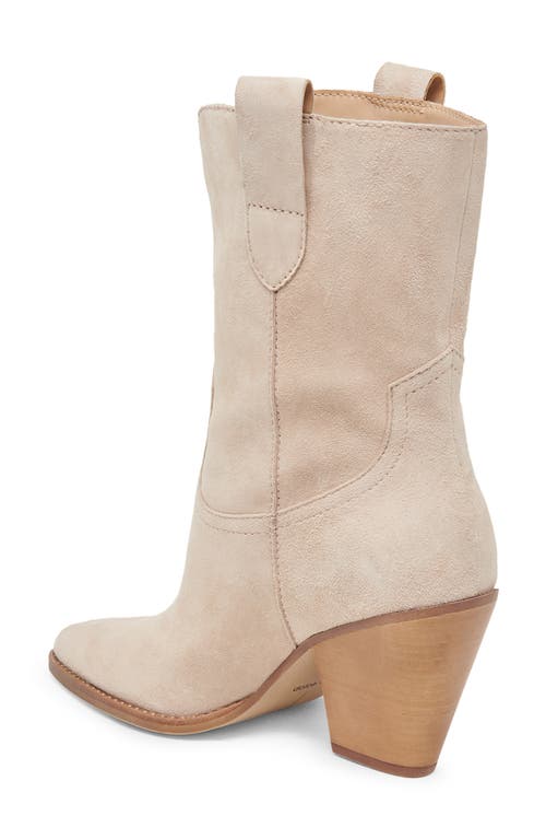 Dolce Vita Jessey Western Boot In Dune Suede