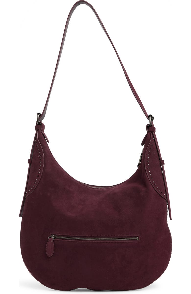 Rebecca Minkoff Pippa Studded Leather Hobo Bag, Alternate, color,