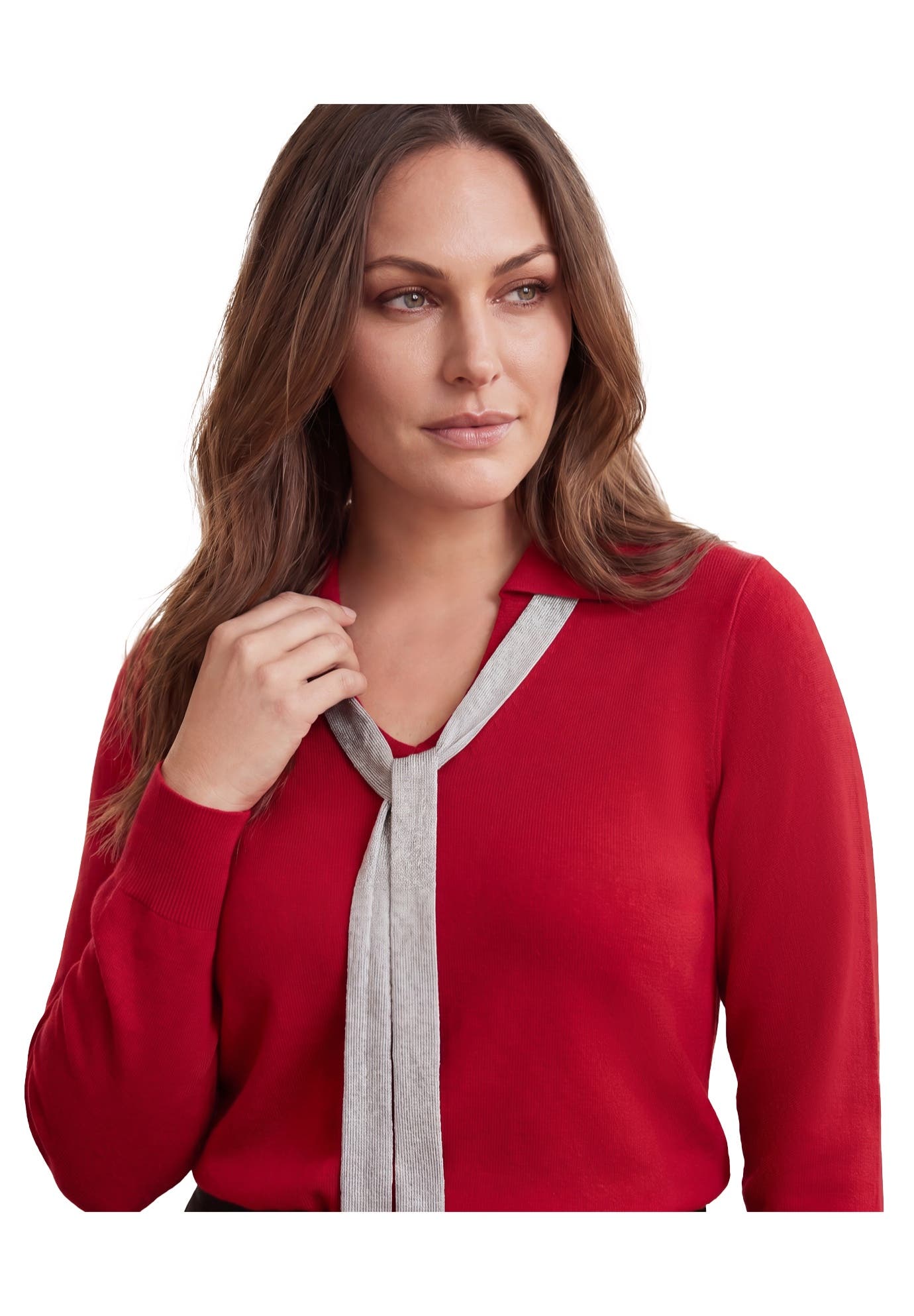 CLASSIC RED SILVER LUREX