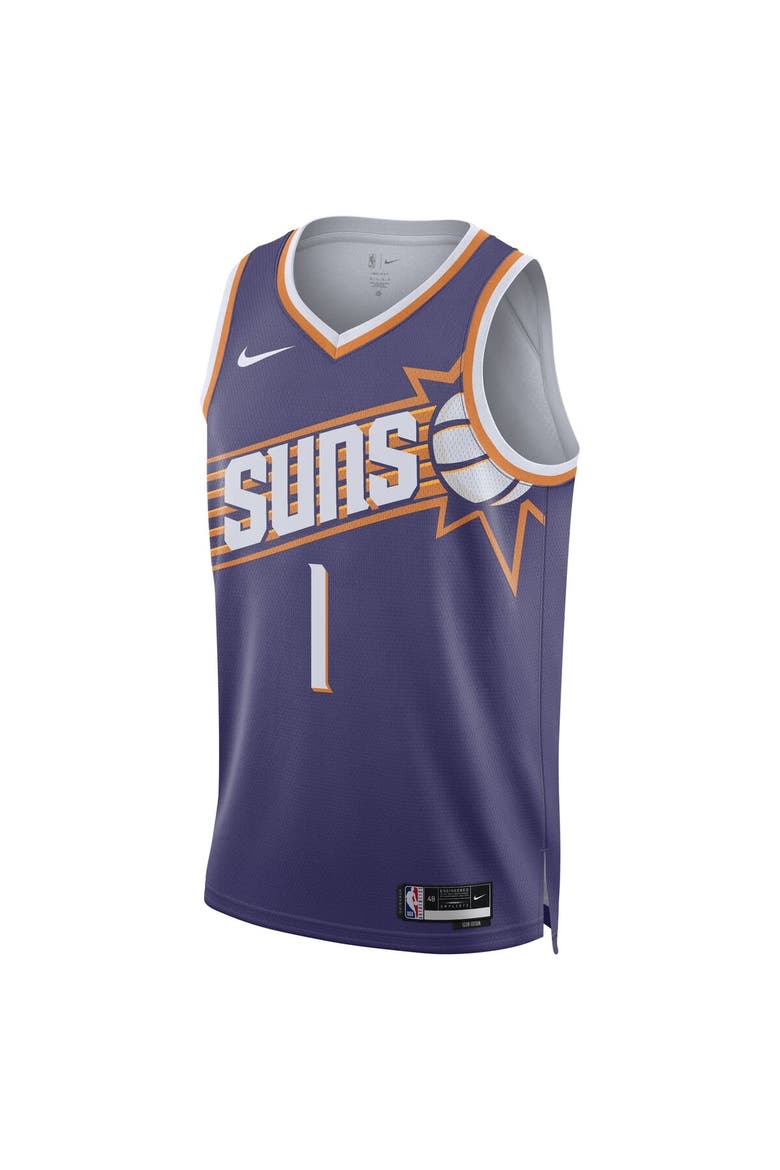 Unisex Nike Devin Booker Purple Phoenix Suns Swingman Jersey - Icon Edition, Alternate, color, Purple