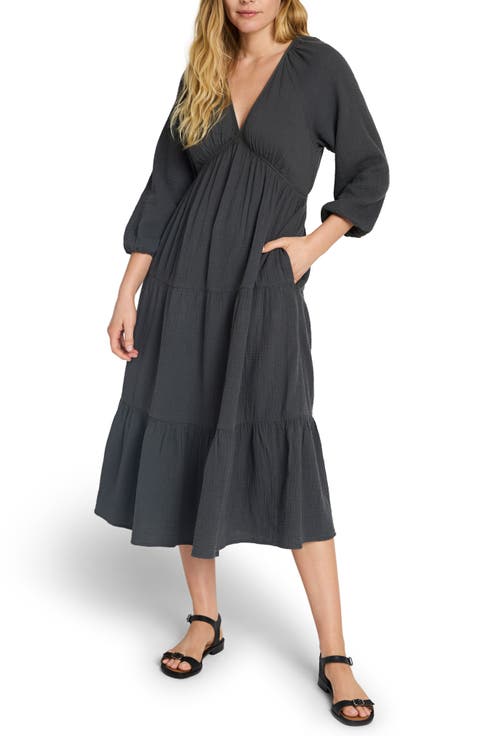 Dream Organic Cotton Gauze Midi Dress