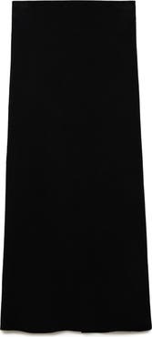 MANGO Lulu Fine Knit Midi Skirt