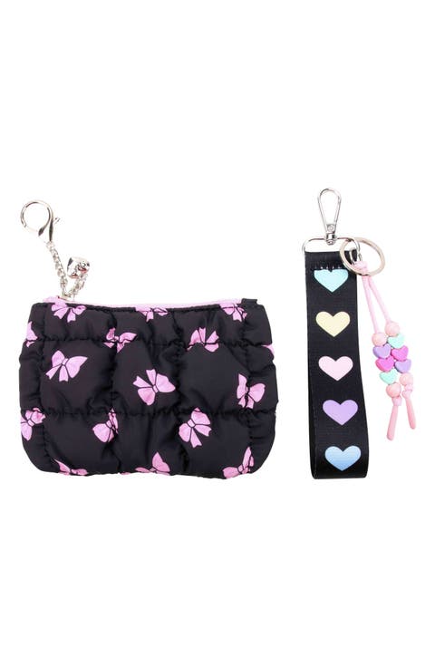 Kids' 2-Piece Bow Bag Charms Set (Big Kid)