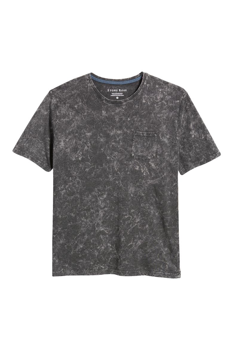 Acid Wash T-Shirt, Alternate, color, BLACK