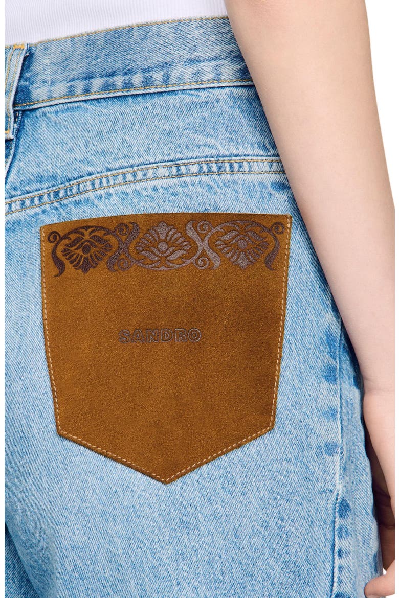 Barrel jeans, Alternate, color, Blue jean
