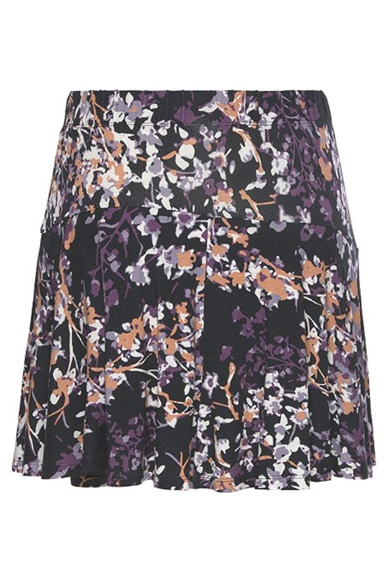 Women's Floral Print Skort, Alternate, color, Black Multi