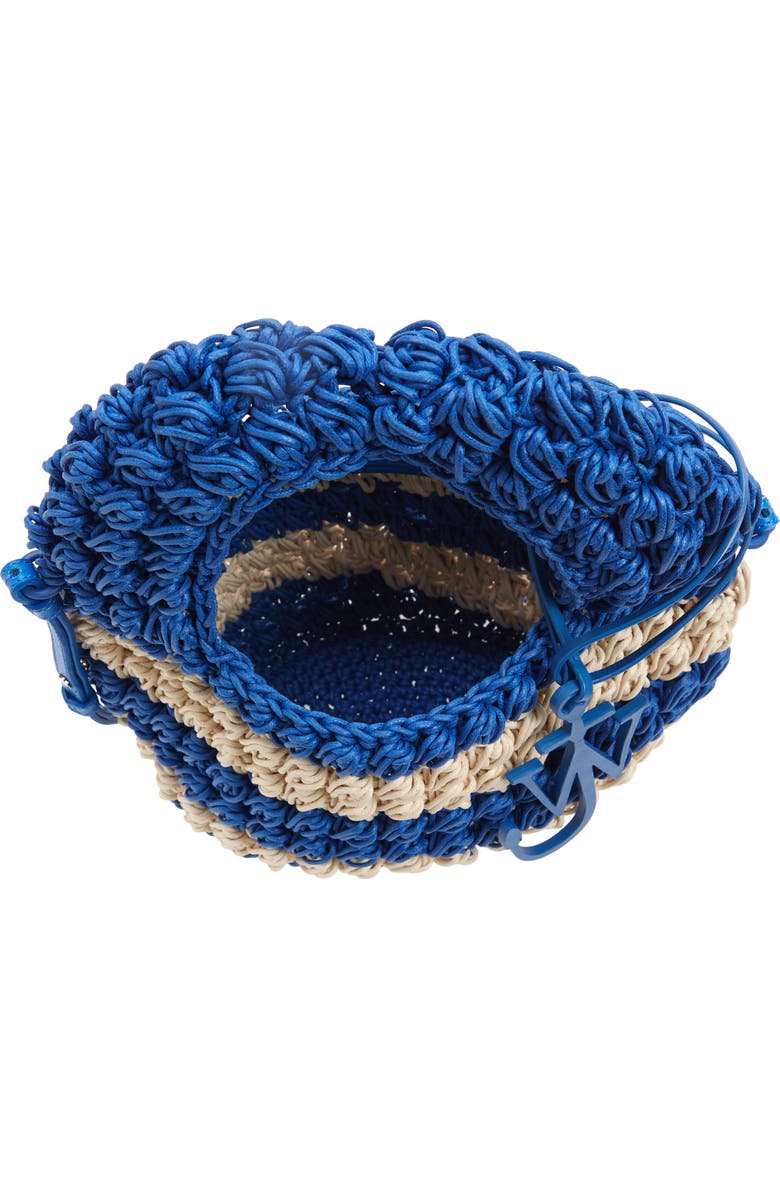 JW Anderson Popcorn Crocheted Cotton Basket Bag, Alternate, color,