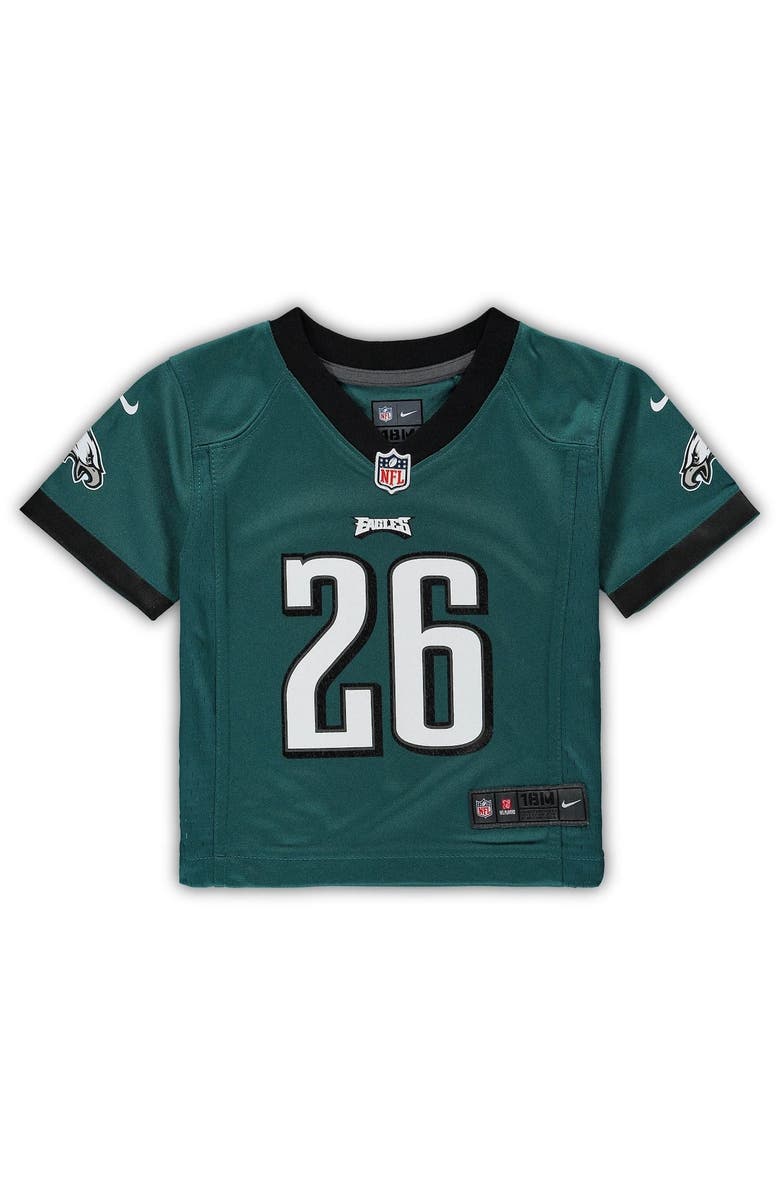 Nike Infant Nike Miles Sanders Midnight Green Philadelphia Eagles Game Jersey, Alternate, color, 