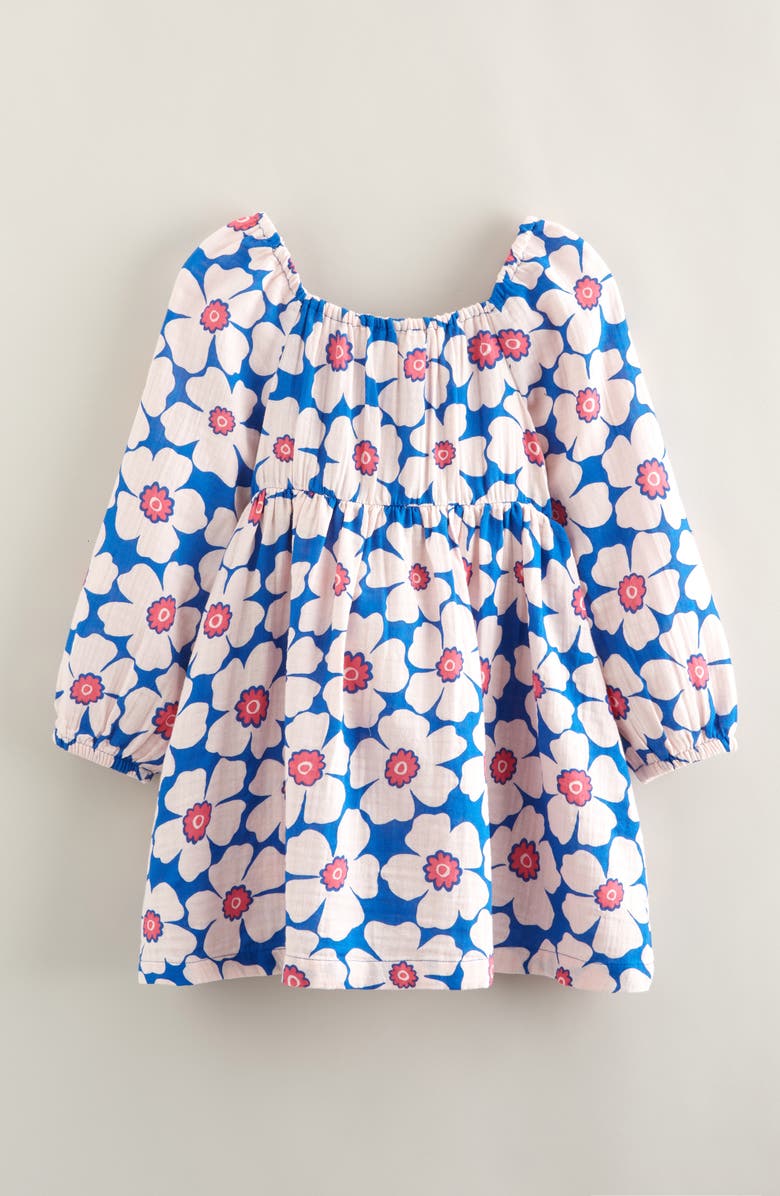 Tucker + Tate Kids' Pretty Smocked Dress, Alternate, color, Blue Daphne Poppies