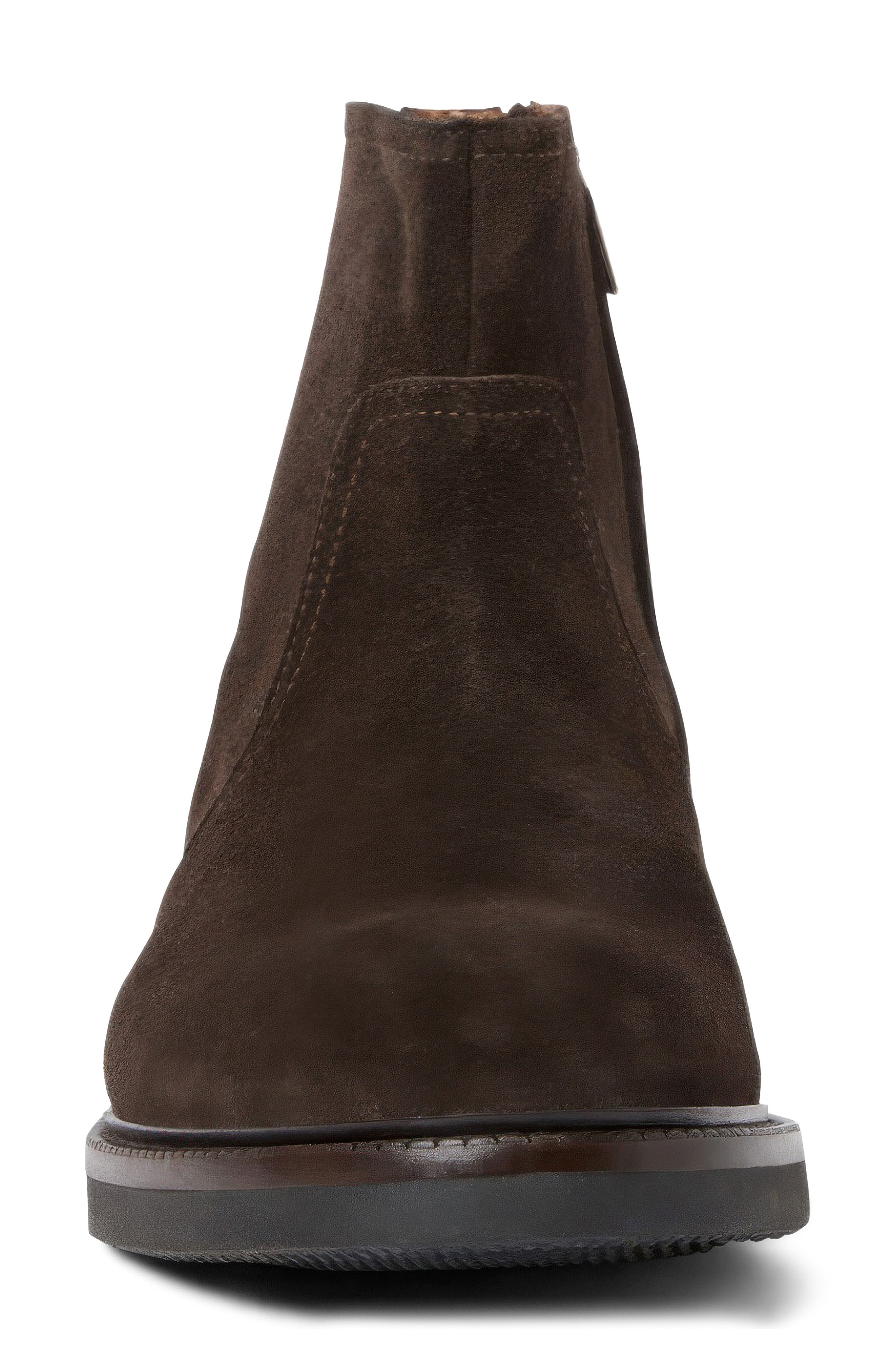 Palmiro Water Repellent Boot, Alternate, color, DARK BROWN SUEDE