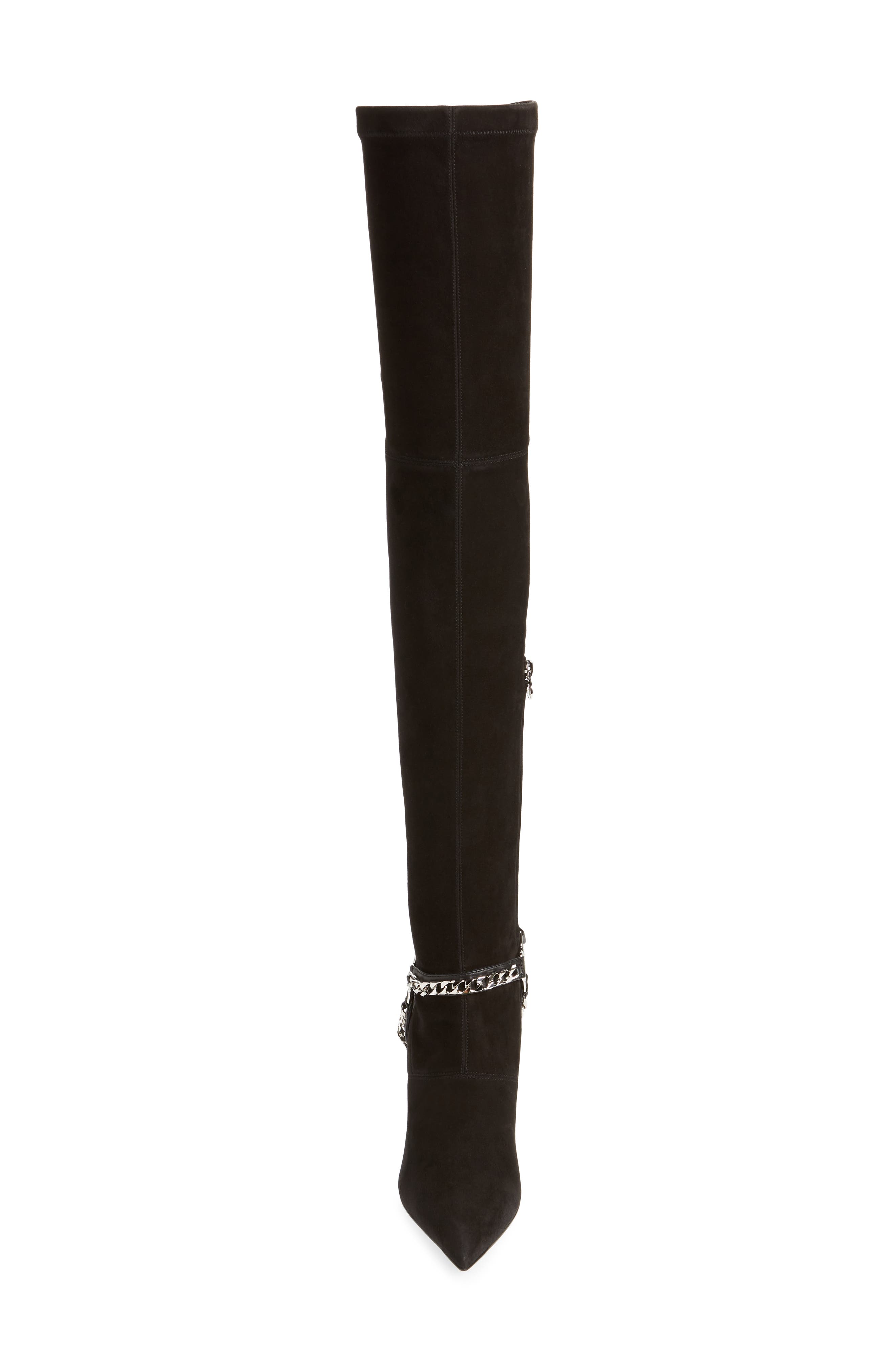Balmain Onelya Over the Knee Boot, Alternate, color, 