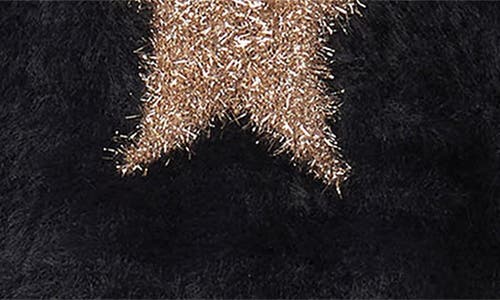 Hatley Kids' Gold Star Mixed Medi Dress In Black