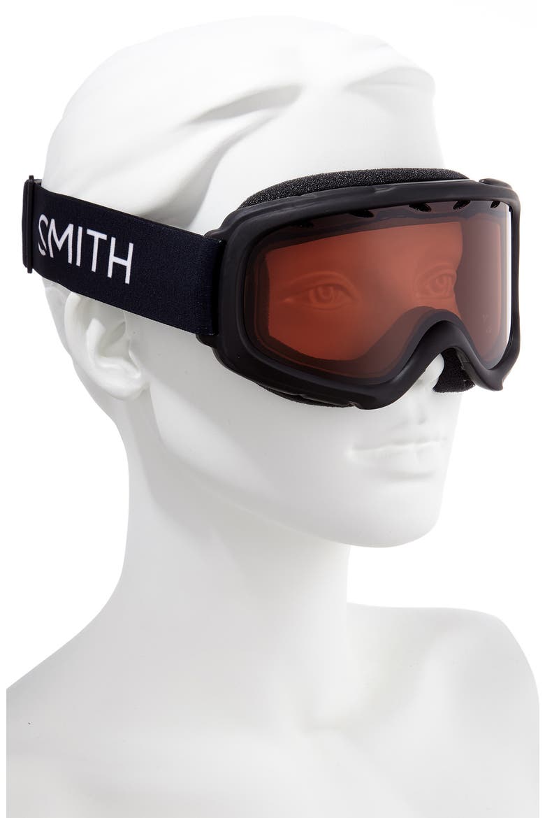 Gambler 164mm Youth Fit Snow Goggles, Alternate, color, BLACK/ ORANGE